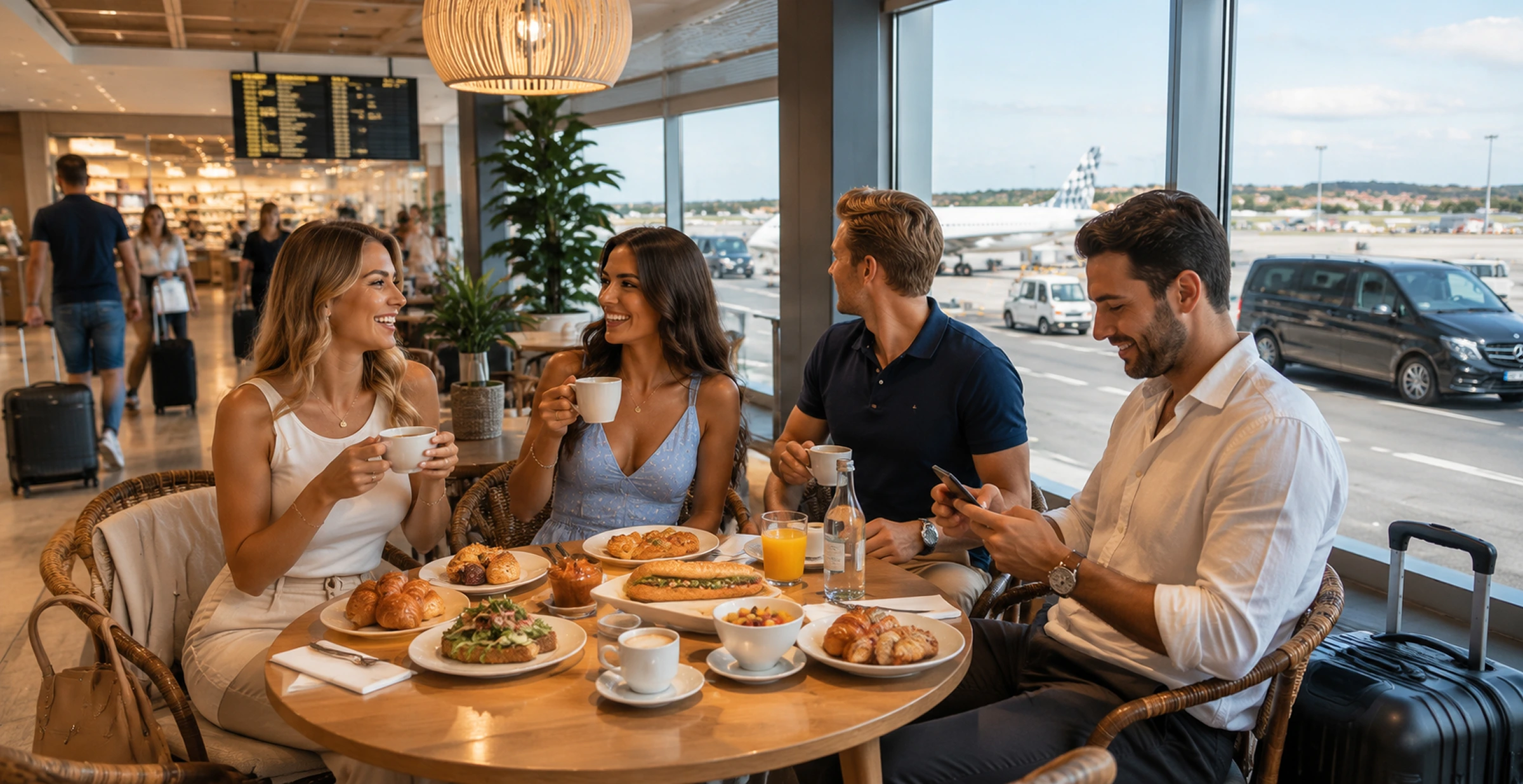 alicante airport restaurants cafes best places to eat before after flight