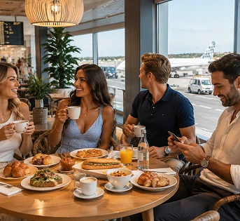 alicante airport restaurants cafes best places to eat before after flight